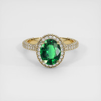 2.00 Ct. Gemstone Ring, 14K Yellow Gold 1