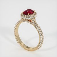Ruby Ring 1.28 Ct., 14K Yellow Gold Preview