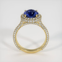 4.14 Ct. Sapphire Ring, 18K Yellow Gold 3
