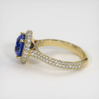 4.14 Ct. Sapphire Ring, 18K Yellow Gold 4