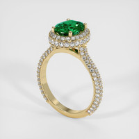 2.00 Ct. Gemstone Ring, 18K Yellow Gold 2