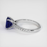 2.04 Ct. Blue Sapphire Ring, Platinum 950 4