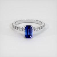 1.20 Ct. Sapphire Ring, Platinum 950 1