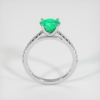 0.97 Ct. Emerald Ring, Platinum 950 3