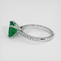 2.02 Ct. Emerald Ring, Platinum 950 4