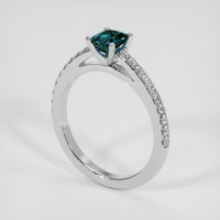 0.55 Ct. Gemstone Ring, Platinum 950 2