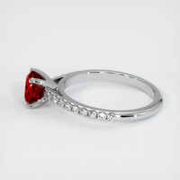1.12 Ct. Ruby Ring, Platinum 950 4