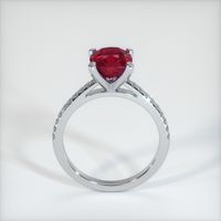 2.17 Ct. Ruby Ring, Platinum 950 3