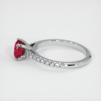 1.51 Ct. Ruby Ring, Platinum 950 4