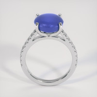 6.36 Ct. Blue Sapphire Ring, Platinum 950 3