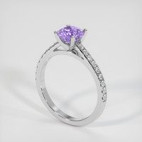 1.33 Ct. Purple Sapphire Ring, Platinum 950 2