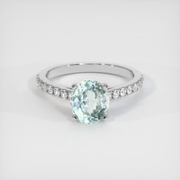 1.79 Ct. Sapphire Ring, Platinum 950 1