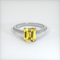2.07 Ct. Sapphire Ring, Platinum 950 1