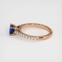 0.38 Ct. Sapphire Ring, 14K Rose Gold 4