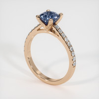 1.23 Ct. Gemstone Ring, 14K Rose Gold 2