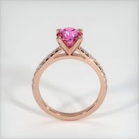 1.56 Ct. Pink Sapphire Ring, 14K Rose Gold 3