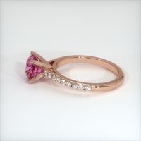 1.56 Ct. Pink Sapphire Ring, 14K Rose Gold 4