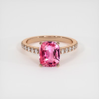 2.53 Ct. Sapphire Ring, 14K Rose Gold 1