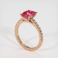 2.53 Ct. Sapphire Ring, 14K Rose Gold 2