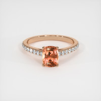 1.59 Ct. Sapphire Ring, 14K Rose Gold 1