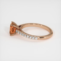 1.59 Ct. Sapphire Ring, 14K Rose Gold 4