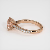 2.12 Ct. Sapphire Ring, 14K Rose Gold 4