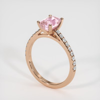 2.15 Ct. Sapphire Ring, 14K Rose Gold 2