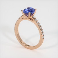 1.69 Ct. Sapphire Ring, 14K Rose Gold 2