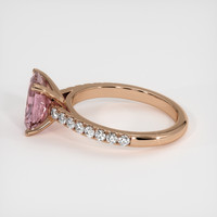 2.89 Ct. Sapphire Ring, 14K Rose Gold 4
