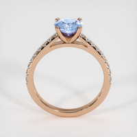 1.25 Ct. Sapphire Ring, 14K Rose Gold 3