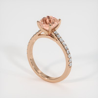 2.33 Ct. Sapphire Ring, 14K Rose Gold 2