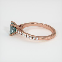 1.13 Ct. Sapphire Ring, 14K Rose Gold 4