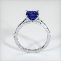 1.93 Ct. Blue Sapphire Ring, 10K White Gold 3