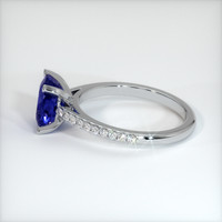 1.93 Ct. Blue Sapphire Ring, 10K White Gold 4
