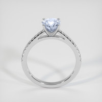 2.01 Ct. Blue Sapphire Ring, 10K White Gold 3