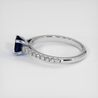 0.91 Ct. Sapphire Ring, 14K White Gold 4