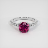 2.43 Ct. Gemstone Ring, 14K White Gold 1