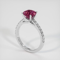 2.43 Ct. Gemstone Ring, 14K White Gold 2
