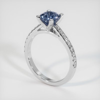 1.23 Ct. Gemstone Ring, 14K White Gold 2