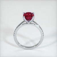 2.17 Ct. Ruby Ring, 14K White Gold 3