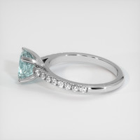 1.79 Ct. Sapphire Ring, 14K White Gold 4