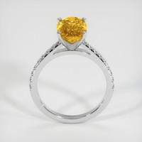 3.00 Ct. Gemstone Ring, 18K White Gold 3