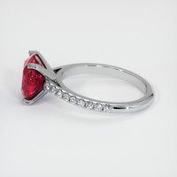 Ruby Ring 4.04 Ct. 18K White Gold Preview