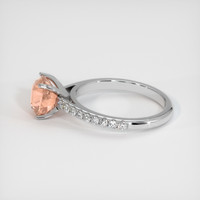 2.33 Ct. Sapphire Ring, 18K White Gold 4