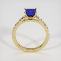 1.33 Ct. Blue Sapphire Ring, 10K Yellow Gold 3