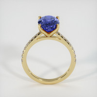 4.52 Ct. Blue Sapphire Ring, 10K Yellow Gold 3