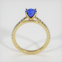 1.08 Ct. Blue Sapphire Ring, 14K Yellow Gold 3