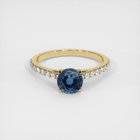 1.56 Ct. Sapphire Ring, 14K Yellow Gold 1
