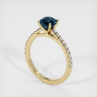 1.56 Ct. Sapphire Ring, 14K Yellow Gold 2