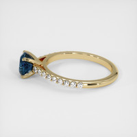 1.56 Ct. Sapphire Ring, 14K Yellow Gold 4
